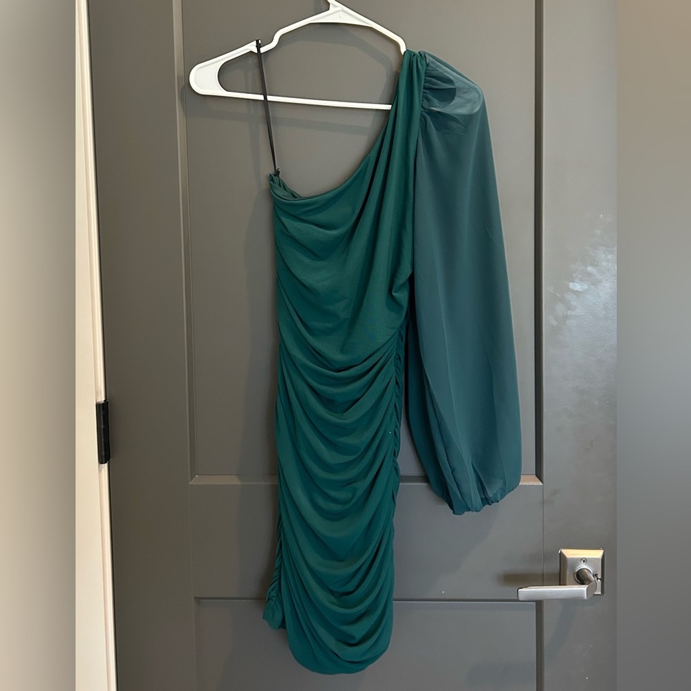 Hello Molly Semi Formal Mini Dress - Green